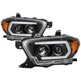 thumbnail image 1 of Spyder Auto 5085818 Projector Headlights Fits 16-18 Tacoma Fits select: 2017 TOYOTA TACOMA ACCESS CAB/SR5/TRD SPORT/TRD OFF ROAD, 2018 TOYOTA TACOMA DOUBLE CAB/SR5/TRD SPORT, 1 of 7