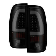 Spyder Auto 9038501 XTune Light Bar LED Tail Lights; Black Smoke; Fits select 1997-1998 FORD F150, 1999-2007 FORD F250