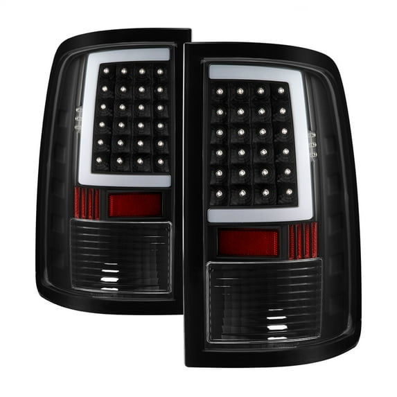 Spyder Auto 9041013 XTune LED Tail Lights; Black; Not Compatible w/Incandescent Model; Fits select: 2016-2018 RAM 1500, 2013-2018 RAM 2500