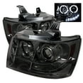thumbnail image 1 of Spyder Auto Group Halo Projector Headlights (Smoke) - 5009661 Fits select: 2007-2014 CHEVROLET TAHOE, 2007-2014 CHEVROLET SUBURBAN, 1 of 9