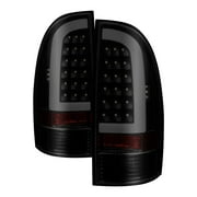 Spyder Auto Tail Light Assembly- LED, Clear Lens; Black Housing; LED Bulb/ Uses OE Reverse Bulb Fits select 2005-2015 TOYOTA TACOMA