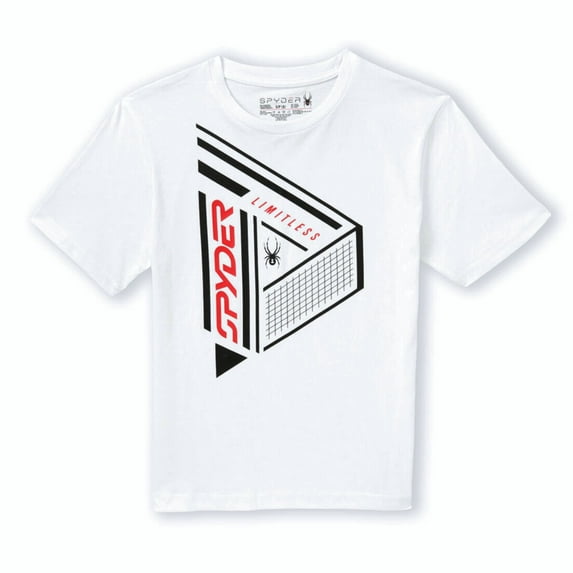Spyder Big Boy's (8-20) Tee Logo Graphic Print Soft Cotton Youth T-Shirt