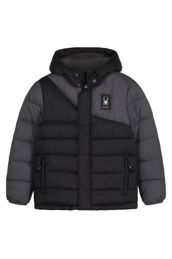 Boy's Circuit Puffer Jacket Black / M