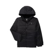 SPYDER BOY'S NEXUS PUFFER JACKET - SIZE YOUTH M - BLACK