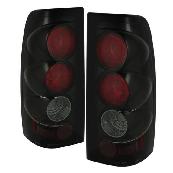 Spyder Chevy Silverado 1500/2500 03-06 ( Does Not Fit Stepside ) Euro Style Tail Lights - Black Smoke Fits select: 2003-2007 CHEVROLET SILVERADO