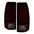 thumbnail image 1 of Spyder Chevy Silverado 1500/2500 03-06 ( Does Not Fit Stepside ) Version 2 LED Tail Lights - Red Smoke Fits select: 2003-2007 CHEVROLET SILVERADO, 1 of 7