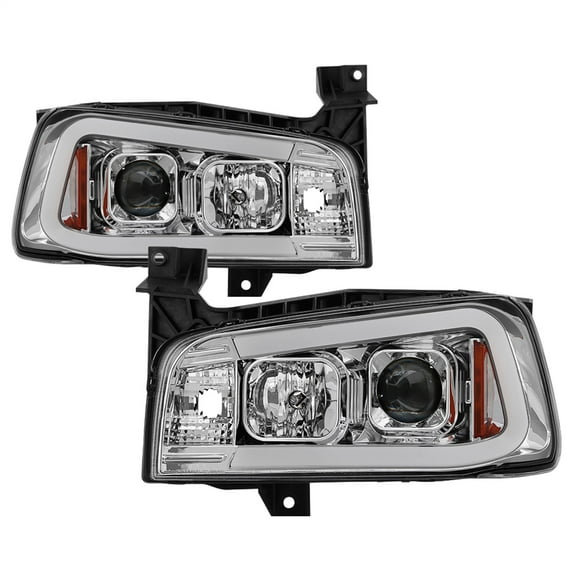 ( Spyder ) Dodge 06-10 1 Piece Projector Headlights-Halogen Model Only (