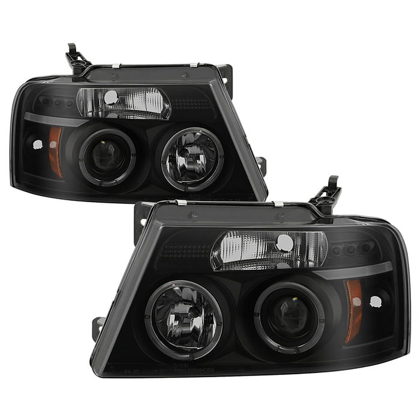 Spyder Ford F150 04-08 Projector Headlights - Version 2 - LED Halo ...