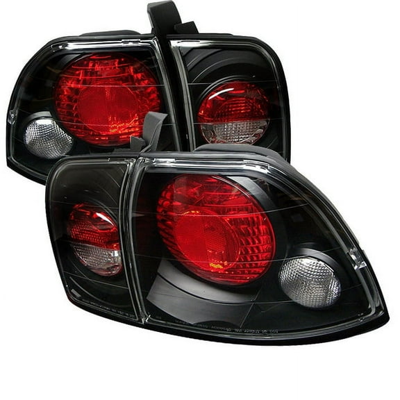 Spyder Honda Accord 96-97 Euro Style Tail Lights - Black Fits select: 1996 HONDA ACCORD LX/EX, 1997 HONDA ACCORD EX/EX-R