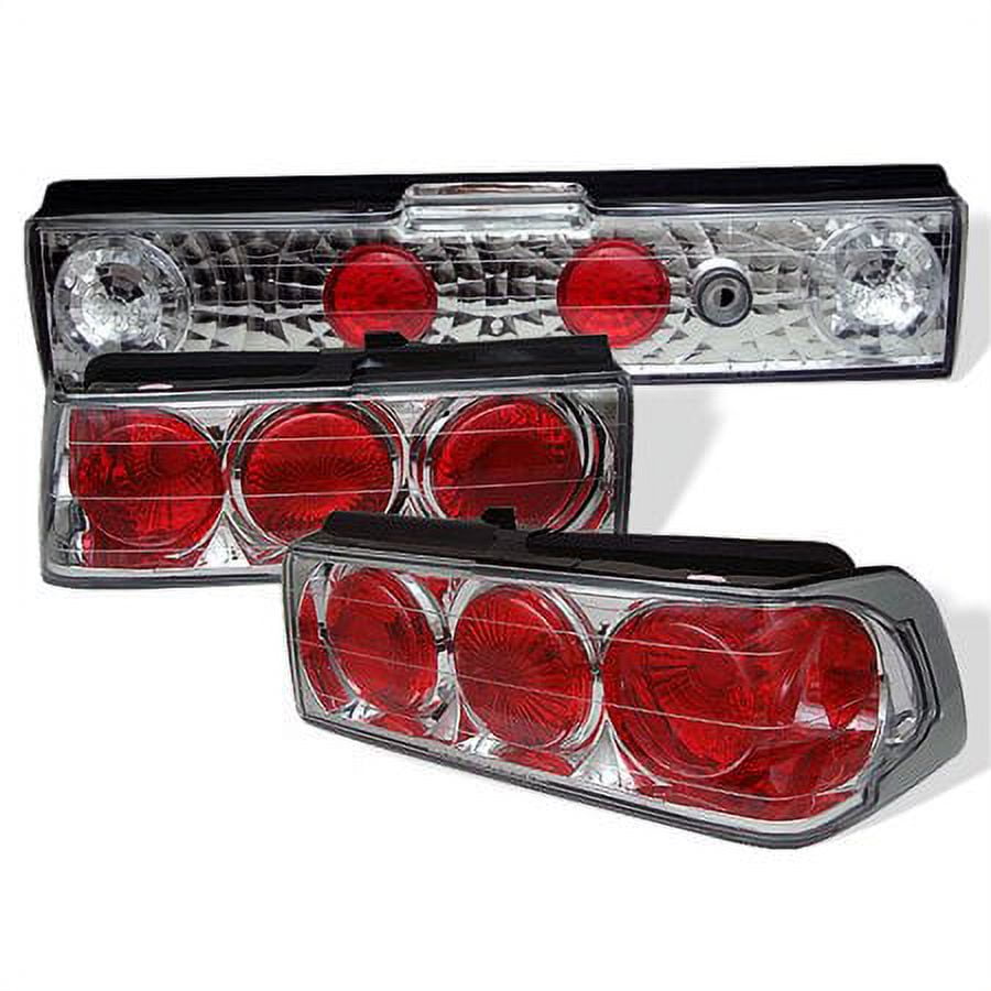 Spyder Honda Crx 88 91 Euro Style Tail Lights Chrome Walmart