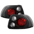 thumbnail image 1 of Spyder Honda Del Sol 93-97 Euro Style Tail Lights - Black Fits select: 1993-1997 HONDA CIVIC, 1 of 2