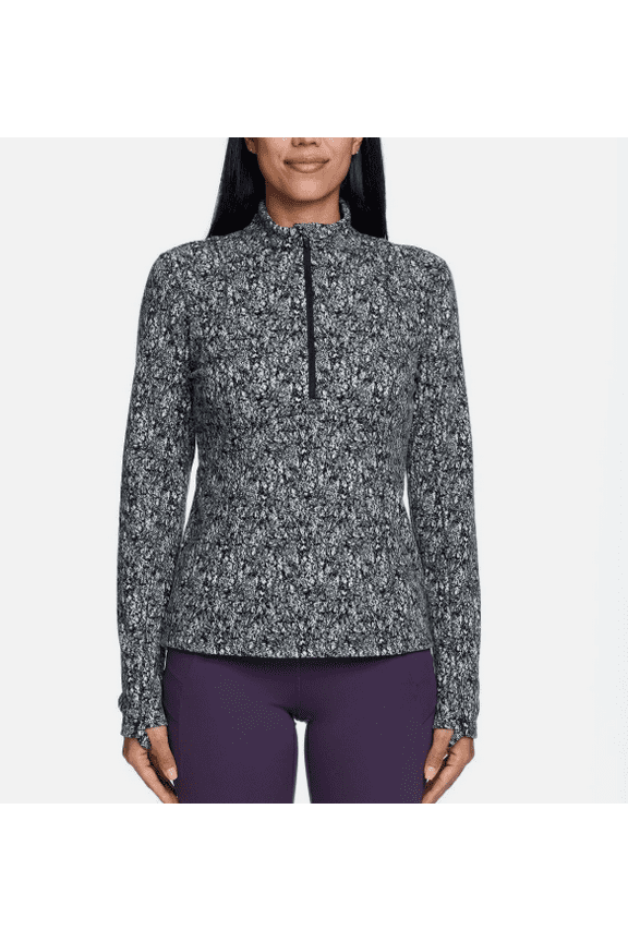 Ladies' Fleece Active Top Printed 1/4 Zip Large