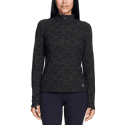 Spyder Ladies Fleece Printed Half Zip, Medium Black