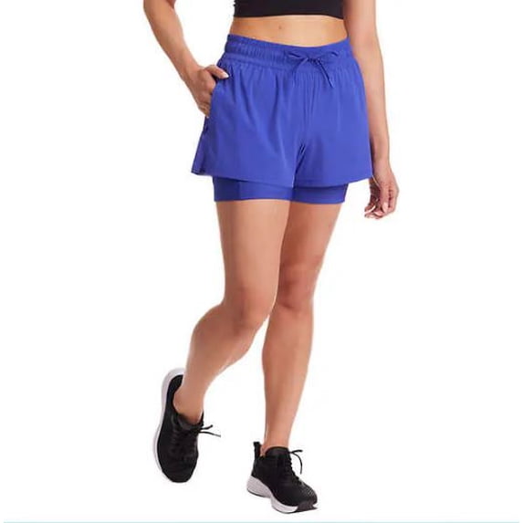 Spyder Ladies' Woven Active Short, Blue Medium