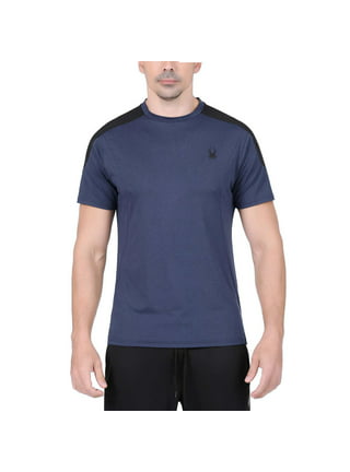 Spyder Charger Therma Stretch T-Neck Top Athletic Shirt - Mens