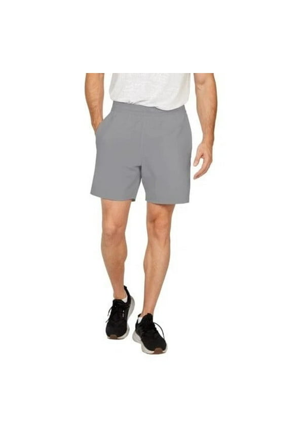 Men's Active Short with Zippered Pocket | Gray, Medium