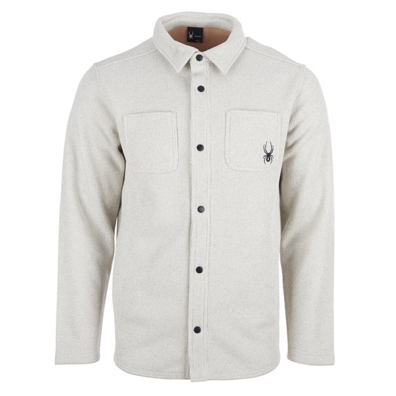 Spyder Men's Avalon Shirt Jacket Oatmeal Heather / S