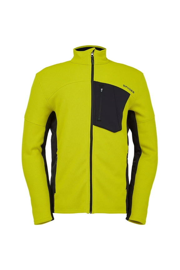 Mens Bandit Full Zip Jacket, Citron, Small
