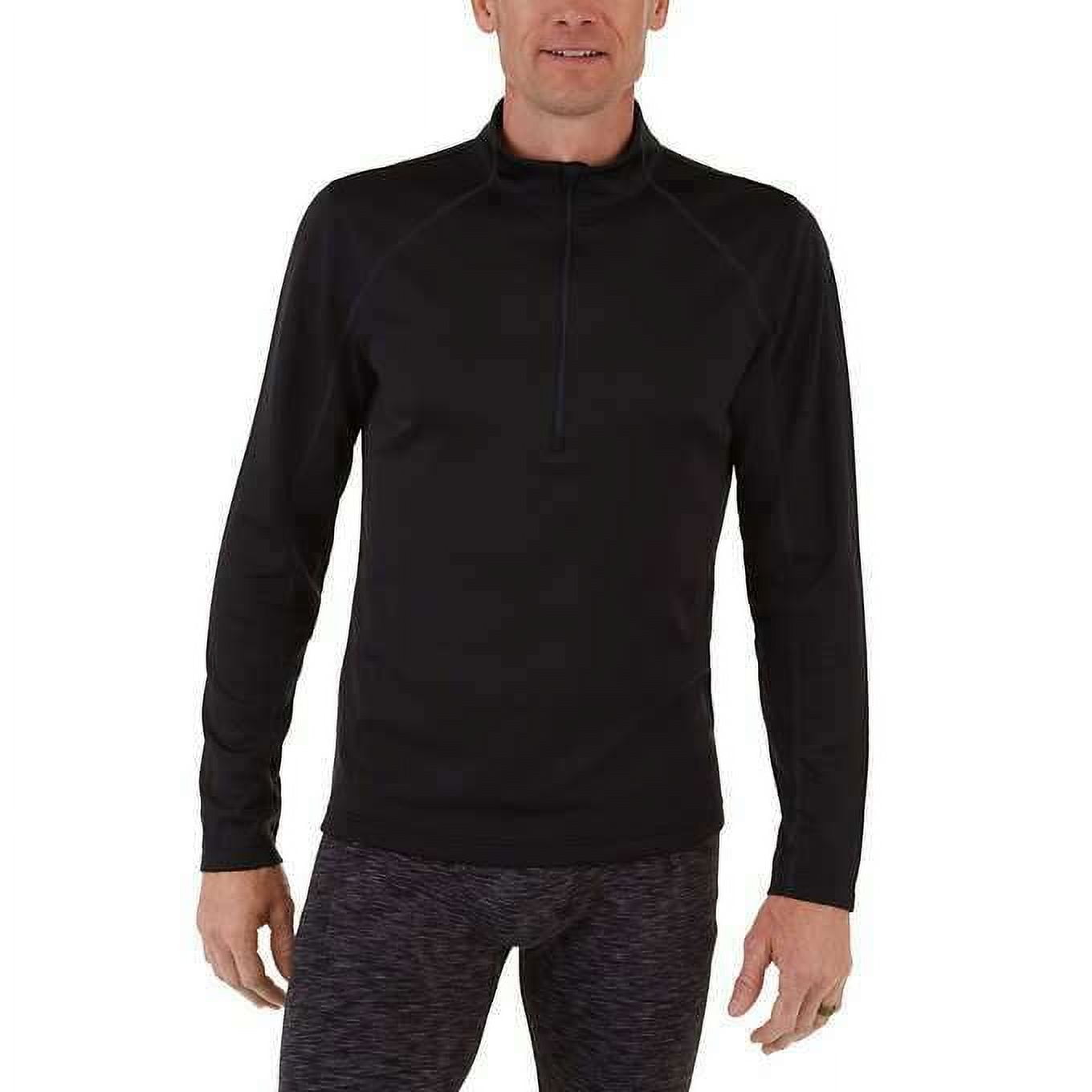 Spyder Men s Baselayer Quarter Zip Black X Large Walmart