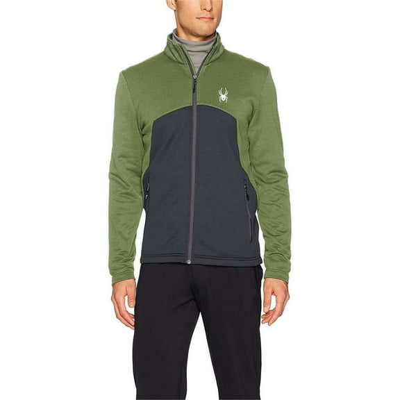 Spyder Men's Capitol Full Zip Insulator Jacket, Fresh \ Polar,L - US