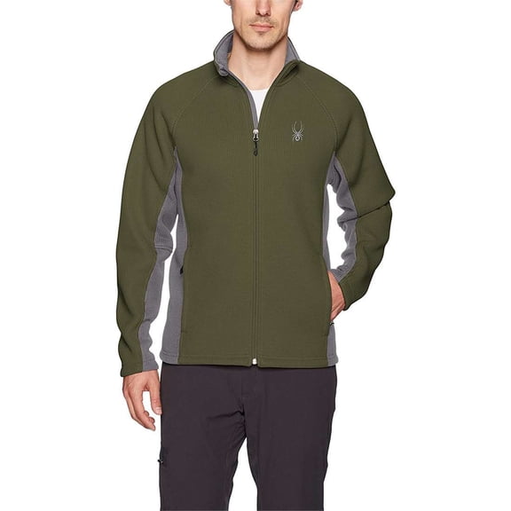 Spyder Men's Foremost Full Zip Heavy Weight Stryke Jacket, Guard Polar,S - US