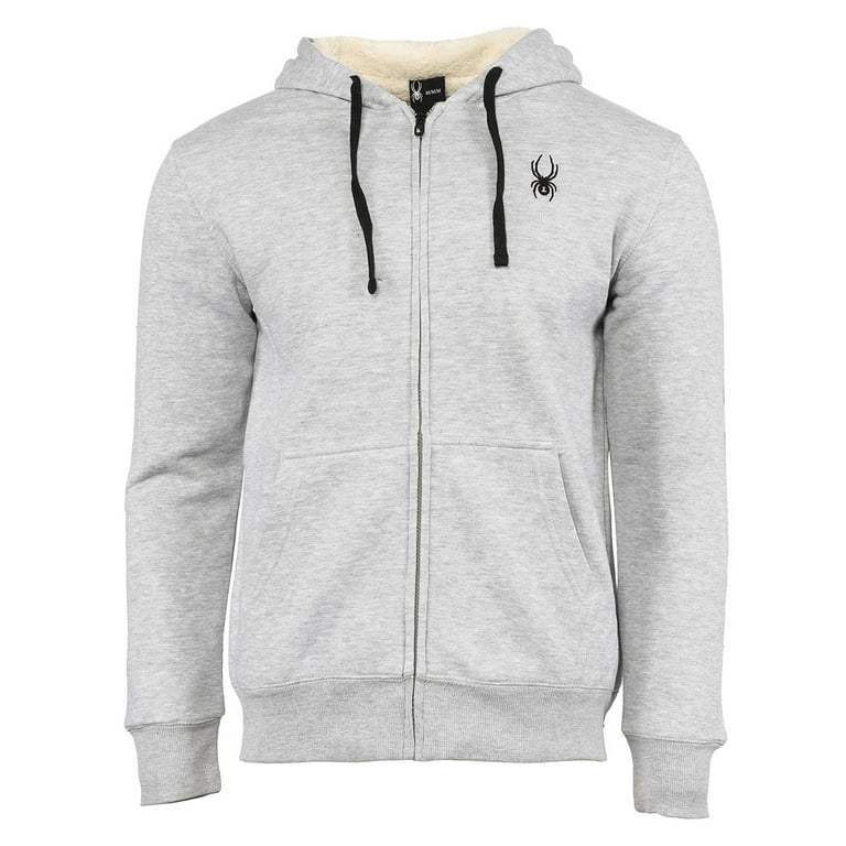 Spyder Men s Full Zip Hoodie Heather Grey M