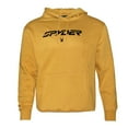 thumbnail image 1 of Spyder Men's Hoodie Signature Logo Drawstring Fleece Lined Hooded Sweatshirt, Yellow/Black, 2XL, 1 of 2