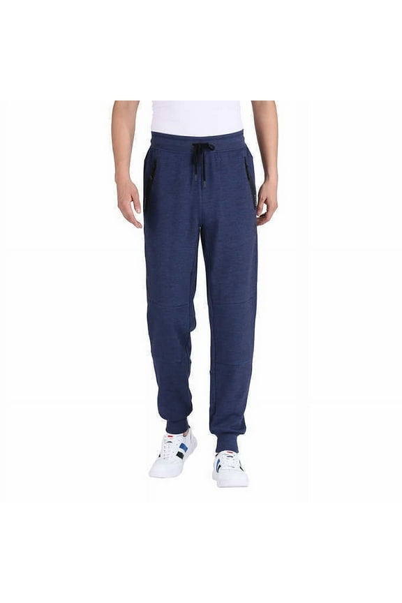 Men's Joggers (Dusty Navy Striated, Medium)