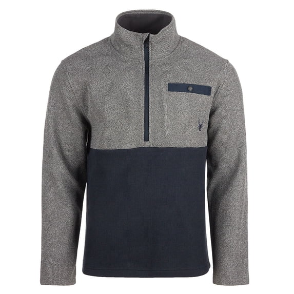 Spyder Men's Medallion Half Zip Pullover Heather Gray / S
