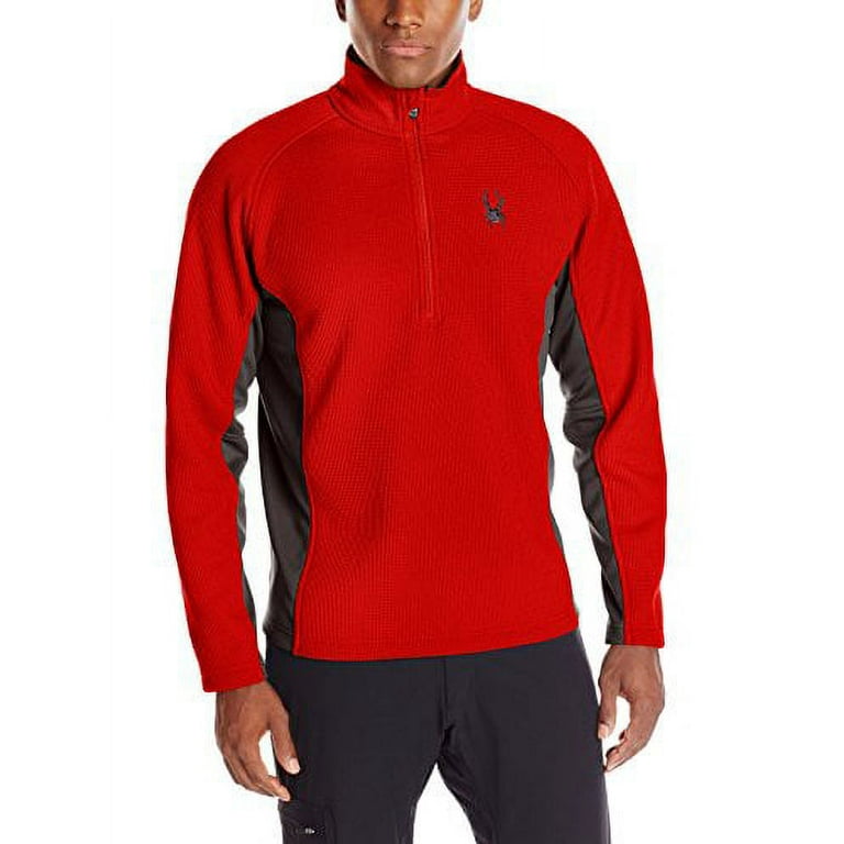 Spyder Men s Outbound 1 2 Zip Jacket M Rage Polar Rage Walmart