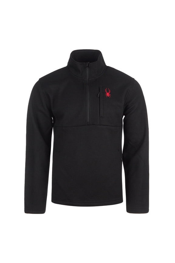 Men's Pristine Half Zip Pullover Black / S