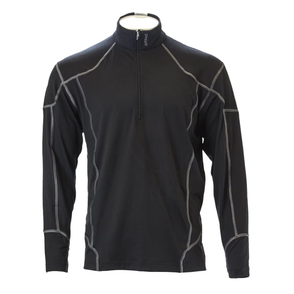 Spyder Men's Service Fleece T-Neck Active Top Medium Black