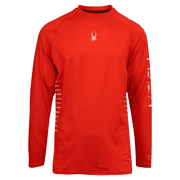 Spyder Mens T-Shirt UPF30+ Rash Guard Long Sleeve