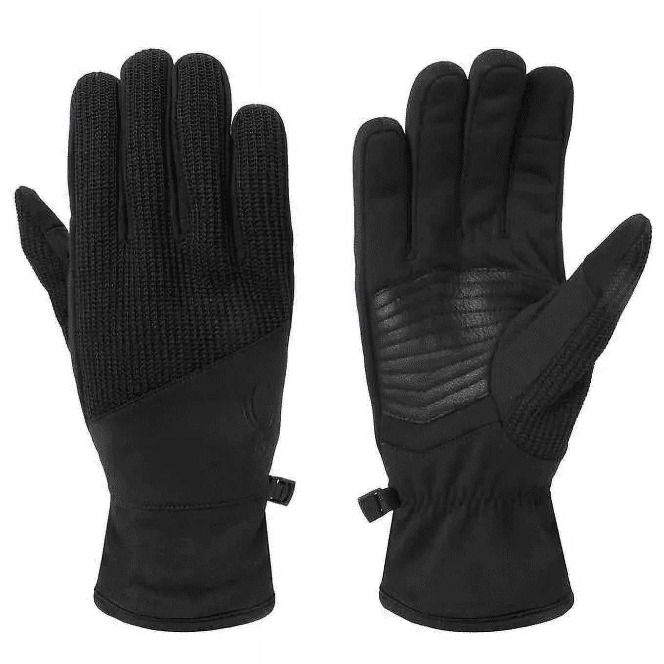 Spyder Men's Touchscreen Insulated Gloves, Black, Medium - Walmart.com