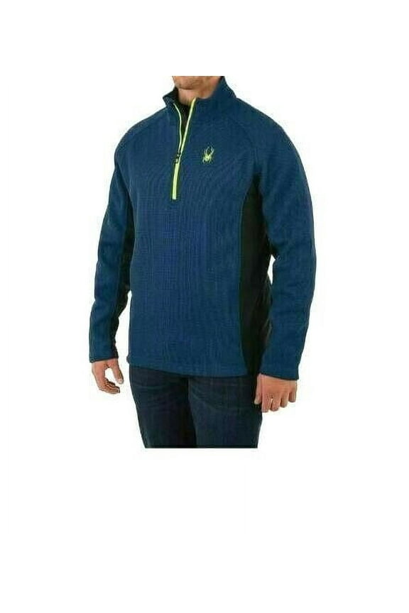 Mens 1/2 Zip Pullover Outbound Stryke Jacket Pullover top Blue Size M