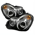 thumbnail image 1 of Spyder Mercedes Benz C-Class 01-05 4 Dr Only Projector Headlights - Halogen Model Only ( Not Compatible With Xenon/HID Model ) - LED Halo - Black - H Fits select: 2001-2005 MERCEDES-BENZ C, 1 of 4