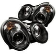 thumbnail image 1 of Spyder Mercedes Benz CLK 98-02 Projector Headlights - Halogen Model Only ( Not Compatible With Xenon/HID Model ) - LED Halo - Black - High H1 (Includ, 1 of 3