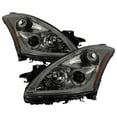 thumbnail image 1 of Spyder Nissan Altima 4Dr 2010-2012 Projector Headlights - Light Tube DRL - High H1 (Included) - Low H1 (Included) LED Halo - Smoke, 1 of 5