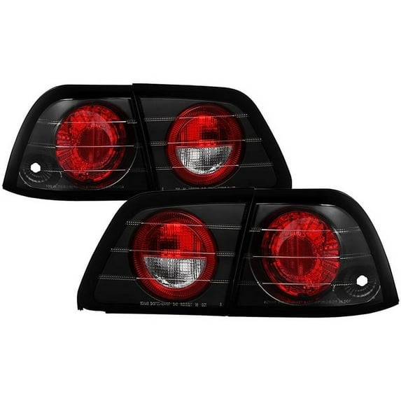 Spyder Nissan Maxima 97-99 Euro Style Tail Lights - Black