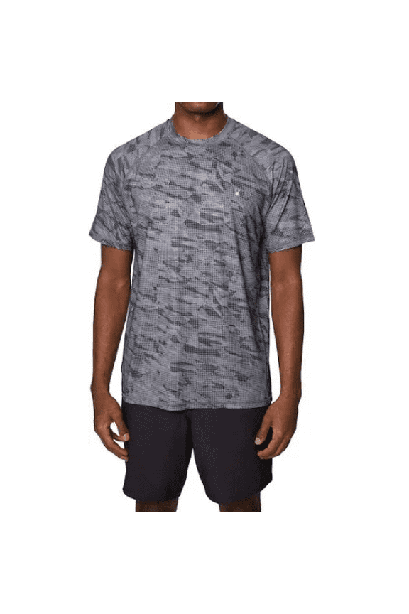 Rash Guard Shirt Mens Large Gray DGY UPF 30+ Quick Dry Swim Surf Tee, Hiking, Workout