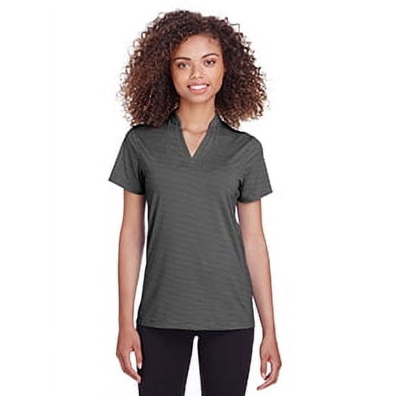 Spyder Ladies' Boundary Polo - BLACK STRIPE - XS