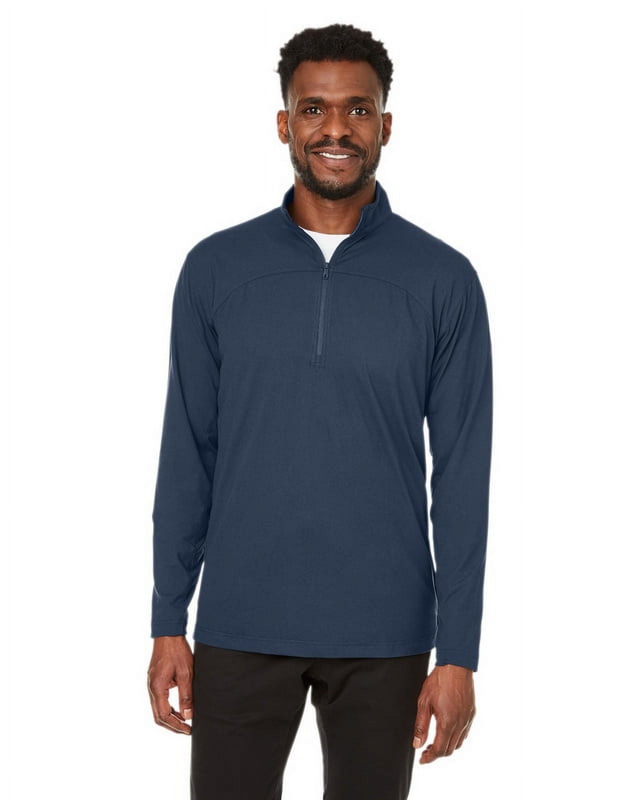 Spyder Men's Marled French Terry Quarter Snap - True Blue