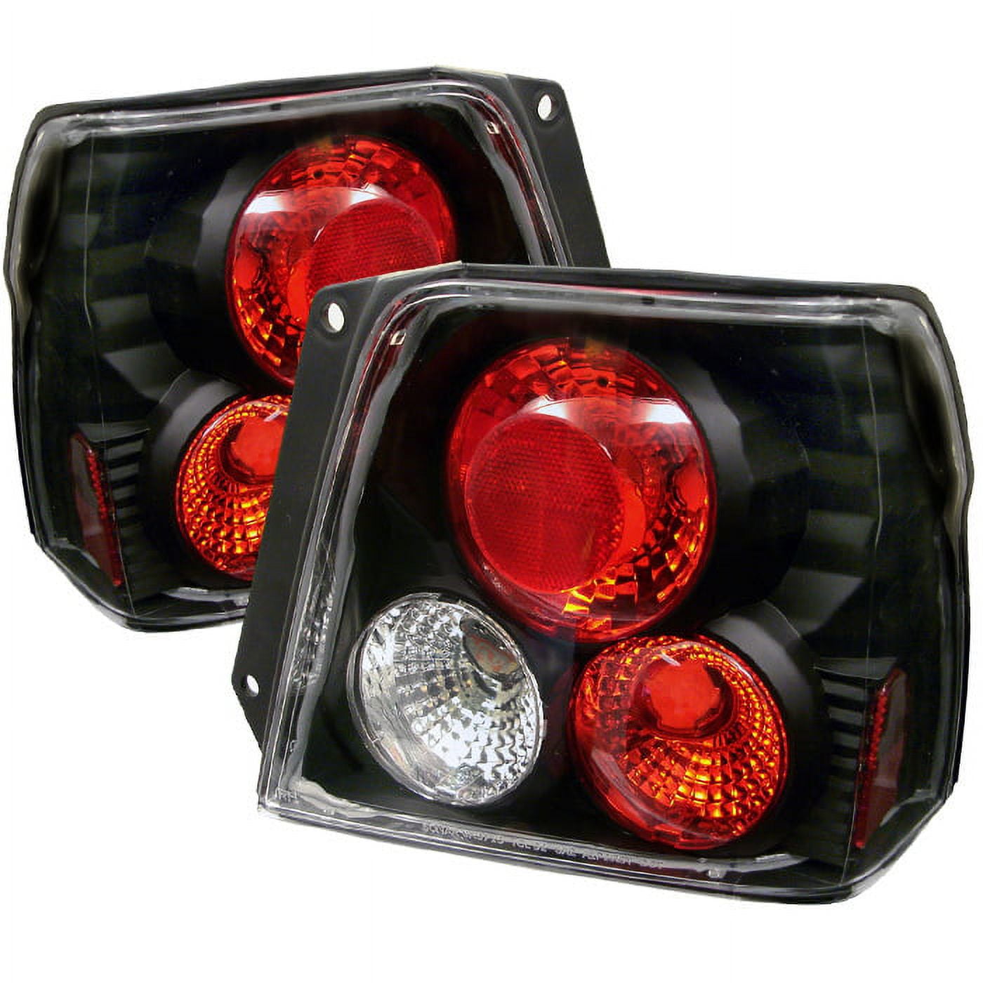 Spyder Toyota Tercel 95-98 Euro Style Tail Lights - Black - Walmart.com