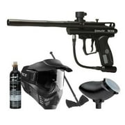 Spyder Victor Diamond Paintball Marker Gun Power Bundle Includes Goggle, 12oz CO2 Tanks, Hopper and Cleaning Rod
