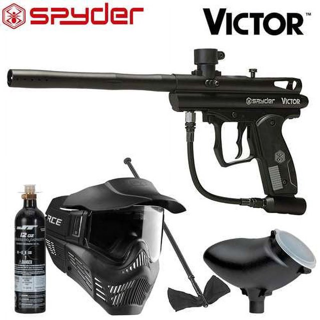 Spyder Victor Diamond Paintball Marker Gun Power Bundle includes Goggle