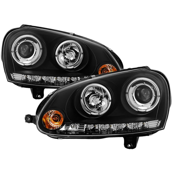 Spyder Volkswagen GTI 06-09 / Jetta 06-09 / Rabbit 06-09 Projector Headlights (does not fit the R32) - Halogen Model Only ( Not Compatible With Xenon Fits select: 2008 VOLKSWAGEN GLI SE/SEL