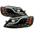 thumbnail image 1 of Spyder Volkswagen Jetta 11-14 Projector Headlights - Halogen Model Only ( Not Compatible With Xenon/HID Model )/Only fits sedan models Light Tube DRL, 1 of 3