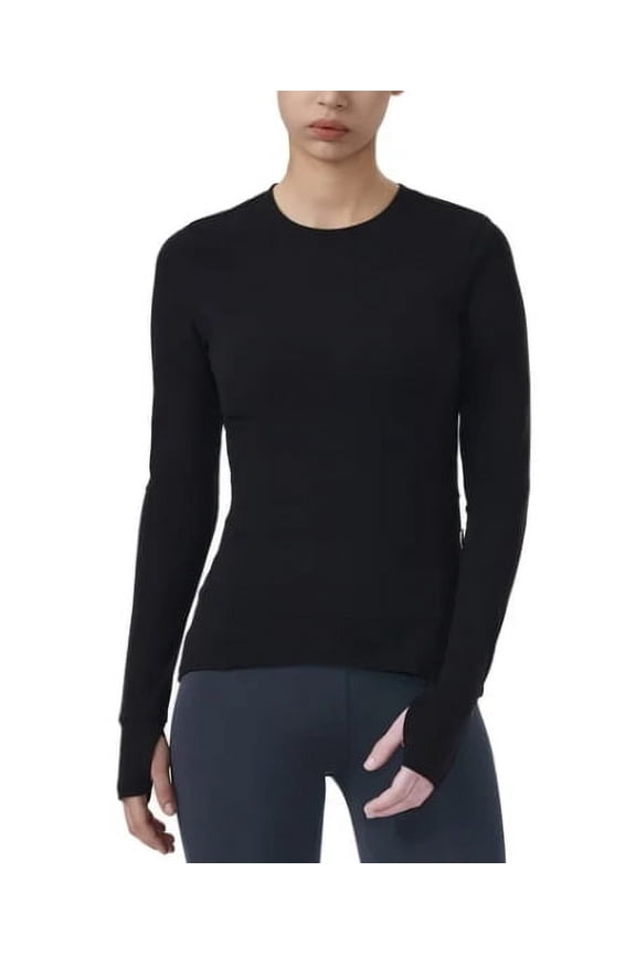Women's Brushed Long Sleeve Crewneck Shirt - XS