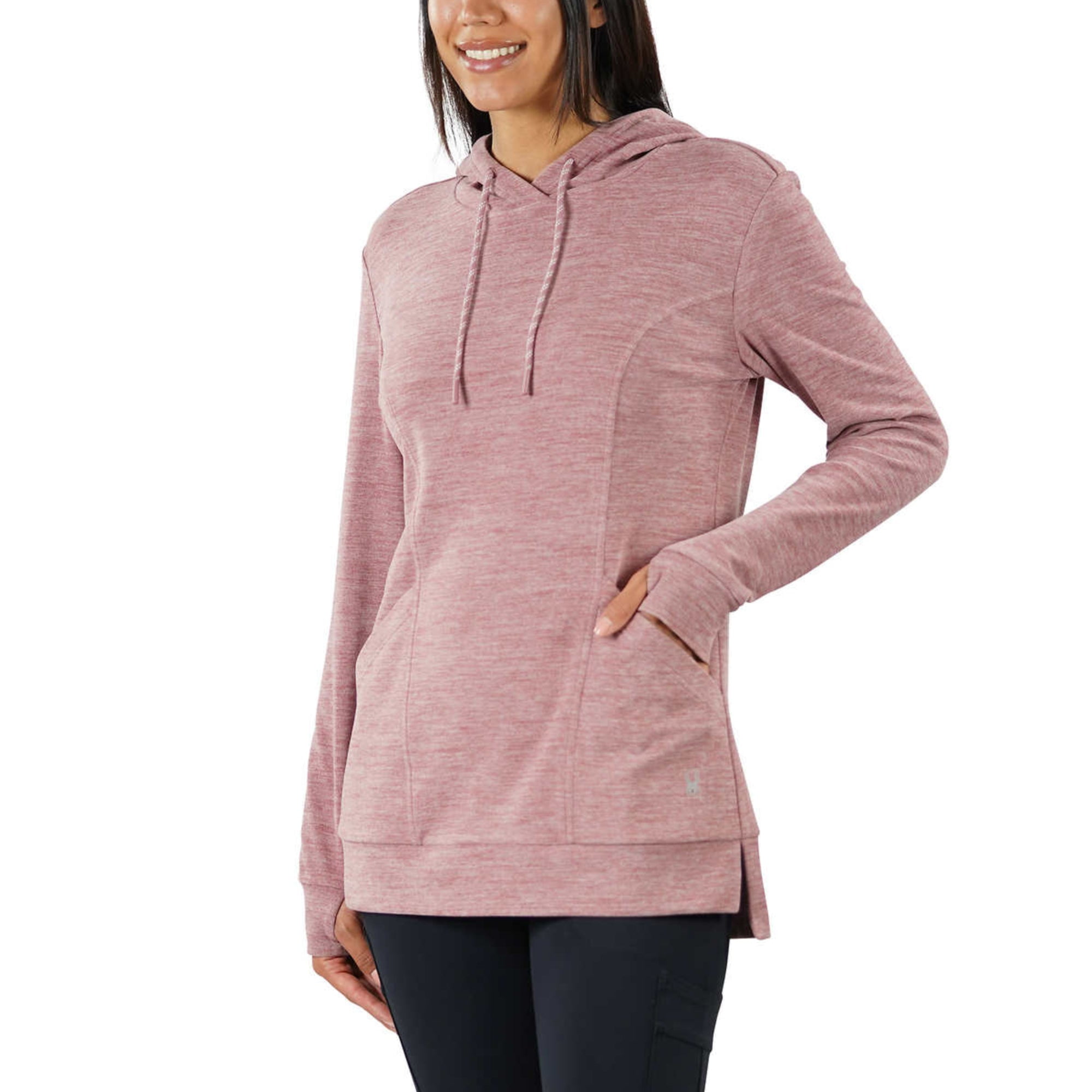(SS) by42DPD Accent Pink Classic Navy Independent pullover hoody main image 1