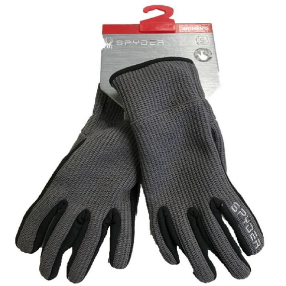 Spyder Women's Stryke Fleece Conduct Gloves - Gray (Small)